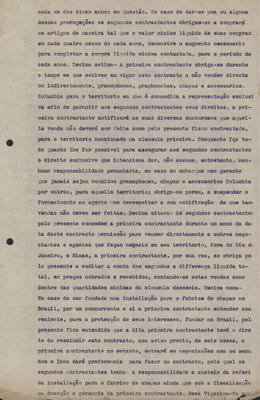 Contrato acerca do pagamento de direitos autorais