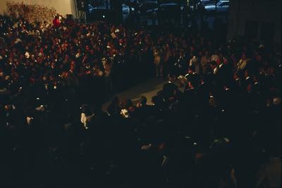 Abertura da 18ª Bienal pelo presidente José Sarney