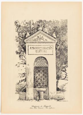 Chafariz do Lagarto Rua Frei Caneca - Rio de Janeiro