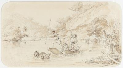 [Caçada à Anta no Rio Ivaí]