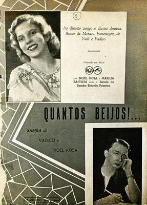 Noel Rosa e Vadico (capa de partitura)