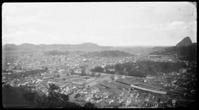 Vista do centro da cidade; a partir do Morro da Providência
