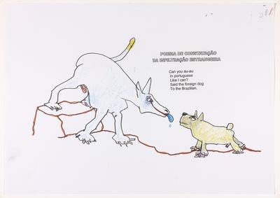 Poesia de constatação da infiltração estrangeira