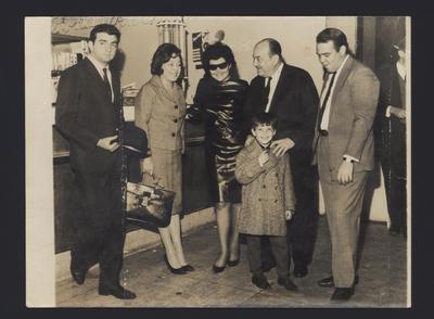 Maysa com o pai e Jayme Monjardim