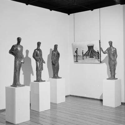 Esculturas de Alfredo Ceschiatti, "Evangelistas Lucas, Marcos, Mateus e João"