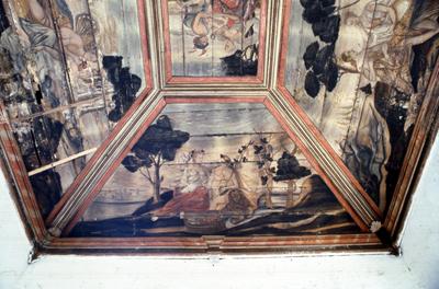 Casa do Padre Toledo - teto da sala