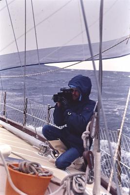 Jorge Bodanzky filmando