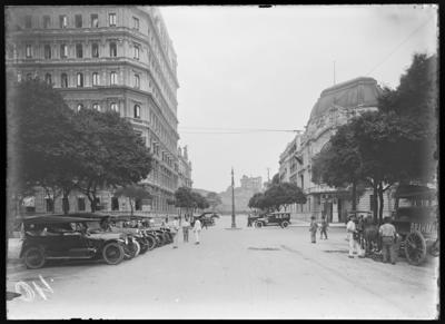 Avenida Almirante Barroso; Palace Hotel e o prédio do Jockey Club