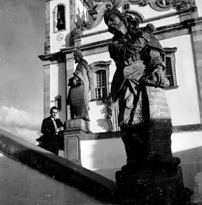 Profeta Ezequiel, em primeiro plano