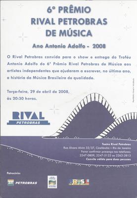 6º Prêmio Rival Petrobras de Música