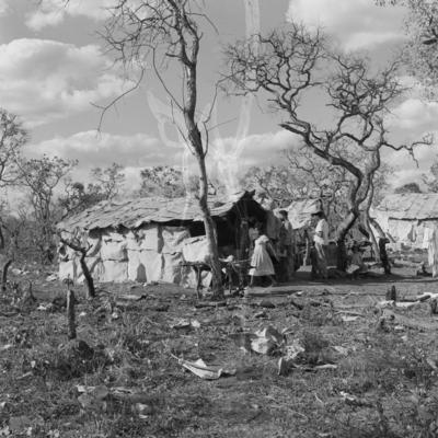Moradia na Sacolândia, arredores de Brasília