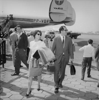 Chegada de Haroldo Guimarães dos Estados Unidos