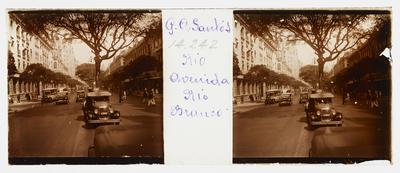 Trecho da Avenida Rio Branco, próximo à Praça Floriano, Cinelândia