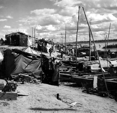 Acampamento de romeiros