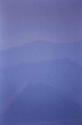 Vista aérea de montanhas