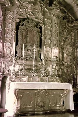 Mosteiro de São Bento - capela das relíquias - altar e retábulo