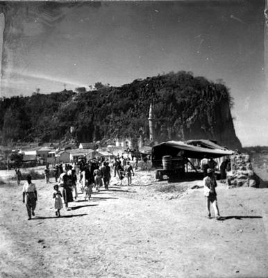 Acampamento de romeiros