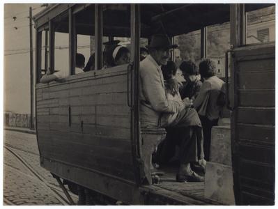 Passageiros no bonde