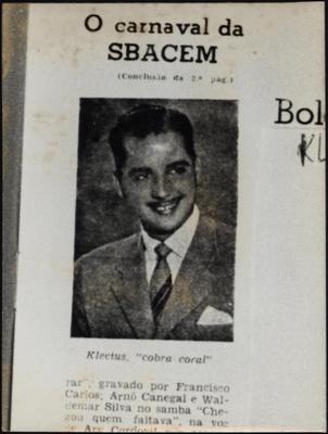 Klecius Caldas (reprodução de periódico)