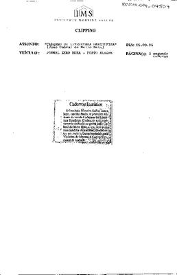 Cadernos Literários