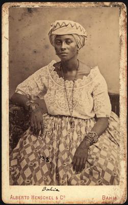 Retrato - mulher negra não identificada