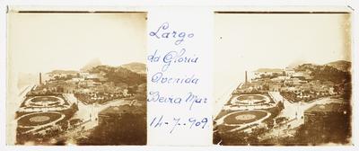 Vista do Largo da Glória e da Avenida Beira-Mar; a partir de Santa Teresa