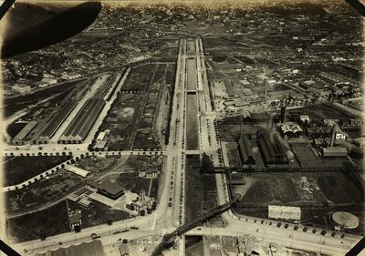 Vista aérea da Avenida Rodrigues Alves