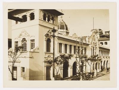 Exposição Internacional de 1922: pavilhões em obras
