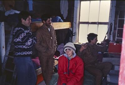 Laís Bodanzky em base militar chilena