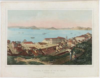 Nº. 2 Panorama da Cidade de Rio de Janeiro Tomado do Castello a vôo de passaro