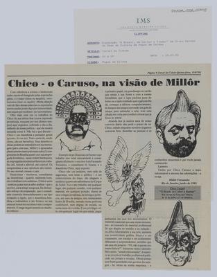 Chico - o Caruso, na visão de Millor