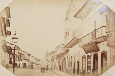 Rua da Imperatriz, antiga rua do Rosário, atual XV de Novembro