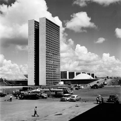 Congresso Nacional visto do Palácio do Planalto