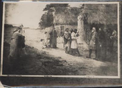 "Instituição da câmara municipal de São Paulo" (reprodução de pintura)