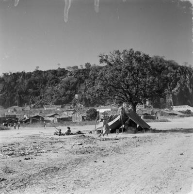Acampamento de romeiros