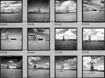 "Os Candangos" ou "Os Guerreiros", escultura de Bruno Giorgi