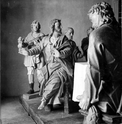 Via Crucis, Passos da Paixão, esculturas de Aleijadinho, São Simão no Passo da Ceia