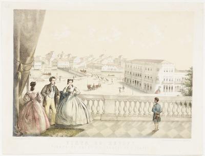 Vista do Recife tomada do Salão do Theatro de S. Isabel