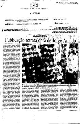Publicação retrata Obra de Jorge Amado