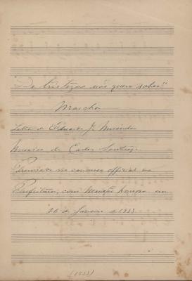 De tristezas não quero saber