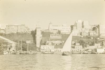 Centro de Salvador visto do Forte de São Marcelo