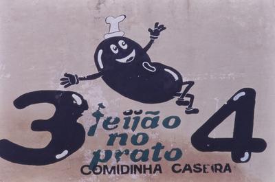 Flagrante de rua - placas, letreiros e cartazes