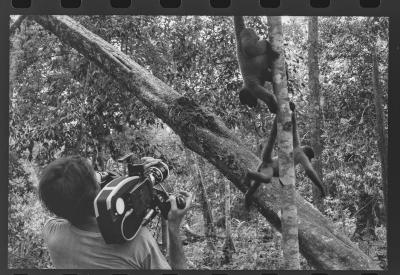 Jorge Bodanzky filmando
