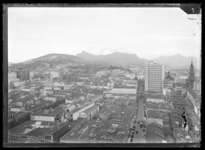 Morro de Santo Antônio visto da Rua Santa Luzia