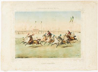 L'Hippodrôme au Coin du Feu. Course Brésilienne