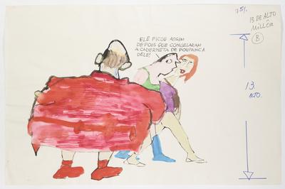 - Ele ficou assim depois que congelaram a poupança dele!