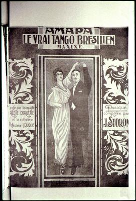 Arlette Dorgère e Duque (capa de partitura)