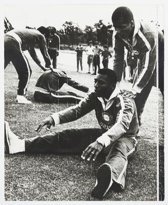 Treino da seleção brasileira como preparativo para as eliminatórias da Copa do Mundo