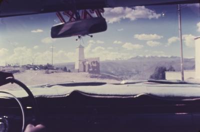 Vista da janela de táxi