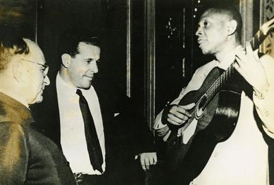 Ataulfo Alves com Getúlio Vargas e João Goulart